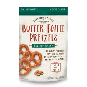 Butter Toffee Pretzels – Roasted Almond