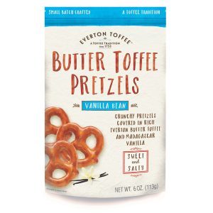 Butter Toffee Pretzels – Vanilla Bean 6 oz