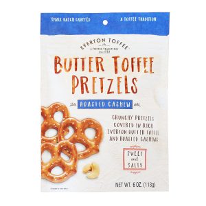 Butter Toffee Pretzels – Roasted Cashew 6 oz
