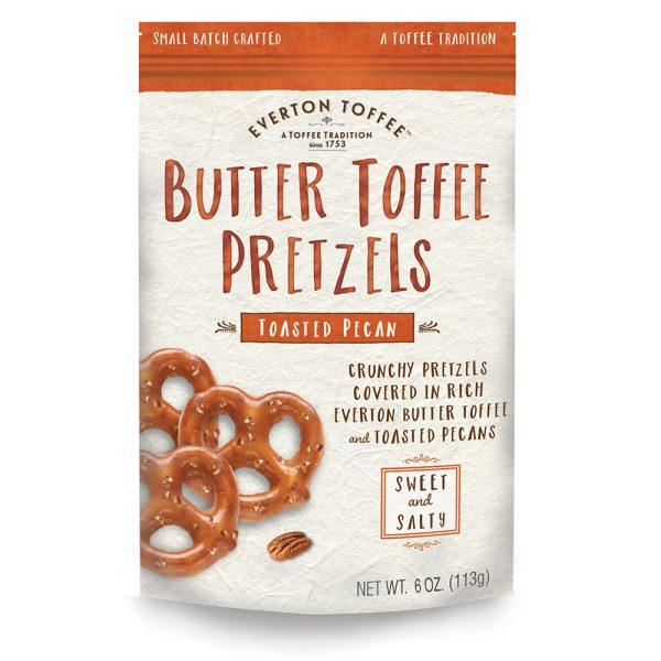 Butter Toffee Pretzels - Toasted Pecan 6 oz
