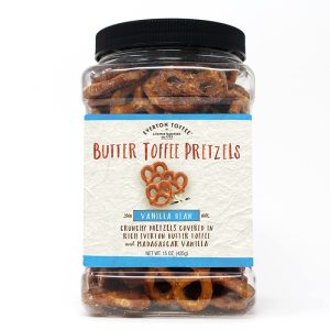 Butter Toffee Pretzels – Vanilla Bean 15 oz